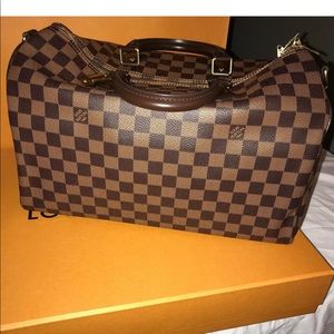 Louis Vuitton  Speedy 35 bandouliere Damier Ebene